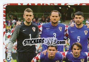 Sticker Team - Hrvatska - UEFA Euro Poland-Ukraine 2012 - Panini
