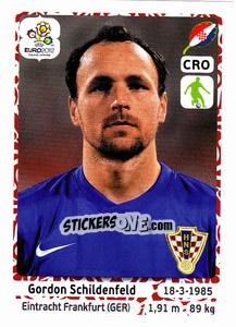 Sticker Gordon Schildenfeld - UEFA Euro Poland-Ukraine 2012 n. 379 - Panini