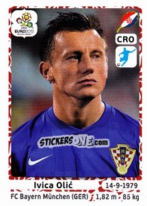 Sticker Ivica Olic - UEFA Euro Poland-Ukraine 2012 - Panini