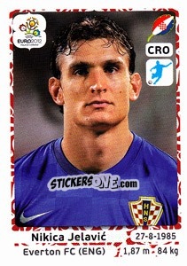 Sticker Nikica Jelavic - UEFA Euro Poland-Ukraine 2012 n. 393 - Panini