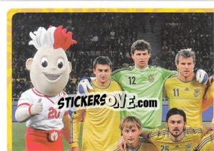 Sticker Team - Ukrajina - UEFA Euro Poland-Ukraine 2012 n. 399 - Panini
