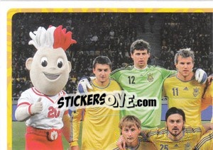 Cromo Team - Ukrajina - UEFA Euro Poland-Ukraine 2012 - Panini