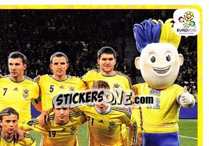 Figurina Team - Ukrajina - UEFA Euro Poland-Ukraine 2012 - Panini