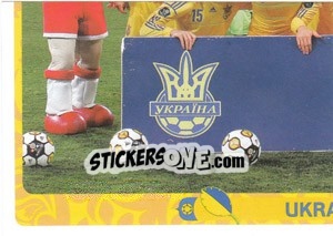 Sticker Team - Ukrajina - UEFA Euro Poland-Ukraine 2012 - Panini