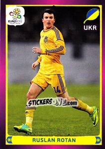 Sticker Ruslan Rotan - UEFA Euro Poland-Ukraine 2012 n. 423 - Panini