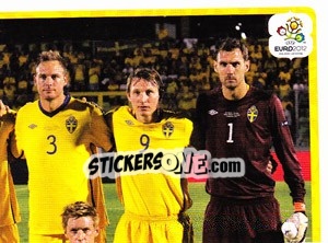 Sticker Team - Sverige - UEFA Euro Poland-Ukraine 2012 n. 429 - Panini