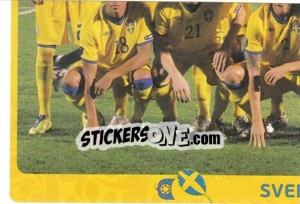 Figurina Team - Sverige - UEFA Euro Poland-Ukraine 2012 - Panini