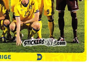 Sticker Team - Sverige - UEFA Euro Poland-Ukraine 2012 n. 431 - Panini