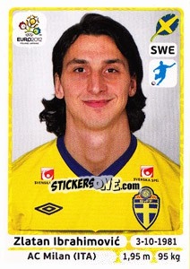 Cromo Zlatan Ibrahimovic