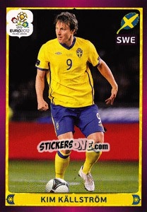 Sticker Kim Källström - UEFA Euro Poland-Ukraine 2012 n. 453 - Panini