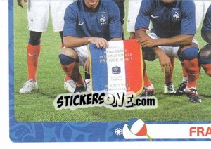 Sticker Team - France - UEFA Euro Poland-Ukraine 2012 - Panini