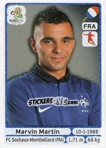 Cromo Marvin Martin - UEFA Euro Poland-Ukraine 2012 n. 473 - Panini