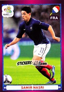 Sticker Samir Nasri - UEFA Euro Poland-Ukraine 2012 n. 482 - Panini