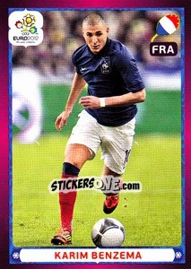 Sticker Karim Benzema - UEFA Euro Poland-Ukraine 2012 n. 483 - Panini