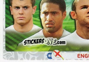 Sticker Team - England - UEFA Euro Poland-Ukraine 2012 - Panini