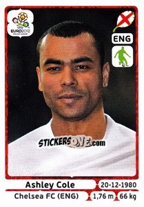 Figurina Ashley Cole - UEFA Euro Poland-Ukraine 2012 - Panini