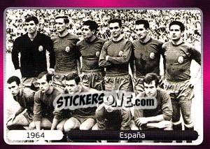 Sticker 1964 España - UEFA Euro Poland-Ukraine 2012 n. 515 - Panini
