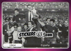 Sticker 1964 España - UEFA Euro Poland-Ukraine 2012 - Panini