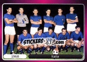 Sticker 1968 Italia - UEFA Euro Poland-Ukraine 2012 - Panini