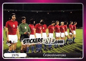 Sticker 1976 Ceskoslovensko - UEFA Euro Poland-Ukraine 2012 n. 521 - Panini