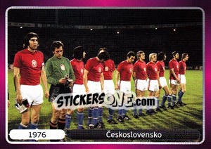 Sticker 1976 Ceskoslovensko - UEFA Euro Poland-Ukraine 2012 - Panini