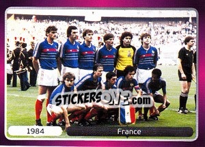 Figurina 1984 France - UEFA Euro Poland-Ukraine 2012 - Panini