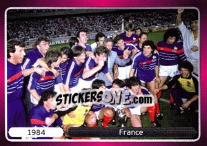Sticker 1984 France - UEFA Euro Poland-Ukraine 2012 - Panini