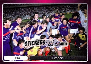 Cromo 1984 France