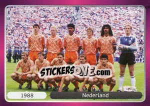 Sticker 1988 Nederland