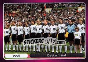 Sticker 1996 Deutschland - UEFA Euro Poland-Ukraine 2012 - Panini