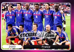 Sticker 2000 France - UEFA Euro Poland-Ukraine 2012 - Panini