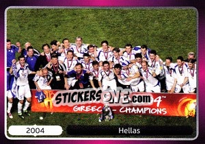 Sticker 2004 Hellas - UEFA Euro Poland-Ukraine 2012 n. 536 - Panini