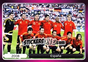 Cromo 2008 España - UEFA Euro Poland-Ukraine 2012 - Panini