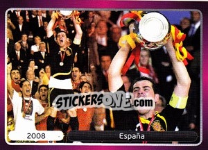 Sticker 2008 España - UEFA Euro Poland-Ukraine 2012 - Panini