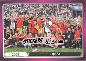 Figurina 2008 España - UEFA Euro Poland-Ukraine 2012 - Panini