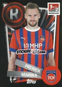 Sticker Patrick Mainka - German Football Bundesliga 2022-2023 - Topps