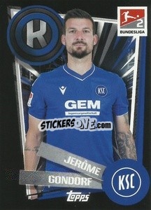 Figurina Jerôme Gondorf - German Football Bundesliga 2022-2023 - Topps