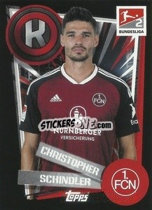 Sticker Christopher Schindler - German Football Bundesliga 2022-2023 - Topps