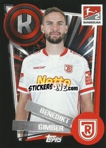 Sticker Benedikt Gimber - German Football Bundesliga 2022-2023 - Topps
