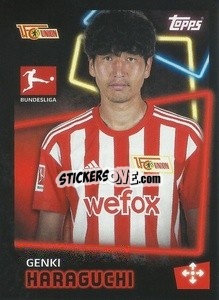 Sticker Genki Haraguchi - German Football Bundesliga 2022-2023 - Topps