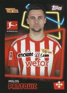 Sticker Milos Pantovic - German Football Bundesliga 2022-2023 - Topps