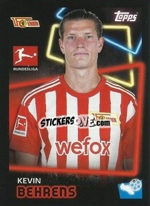 Figurina Kevin Behrens - German Football Bundesliga 2022-2023 - Topps