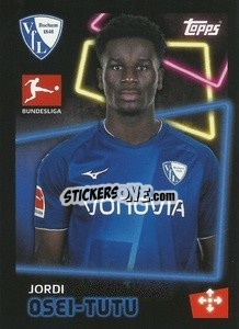 Cromo Jordi Osei-Tutu - German Football Bundesliga 2022-2023 - Topps