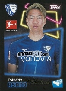 Sticker Takuma Asano - German Football Bundesliga 2022-2023 - Topps