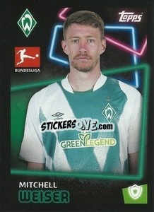 Sticker Mitchell Weiser - German Football Bundesliga 2022-2023 - Topps