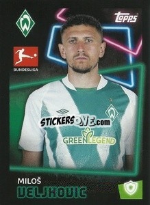 Figurina Miloš Veljkovic - German Football Bundesliga 2022-2023 - Topps