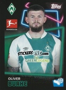 Cromo Oliver Burke - German Football Bundesliga 2022-2023 - Topps