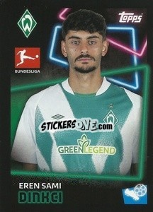 Sticker Eren Sami Dinkci - German Football Bundesliga 2022-2023 - Topps