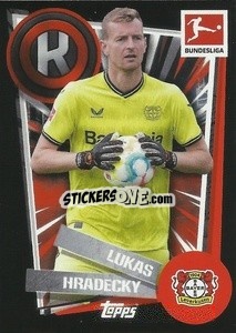Sticker Lukas Hradecky - German Football Bundesliga 2022-2023 - Topps