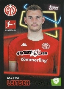 Sticker Maxim Leitsch - German Football Bundesliga 2022-2023 - Topps
